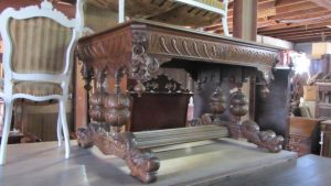 ZZ1465-Oak Table/Desk