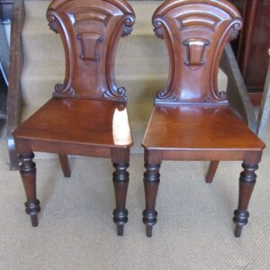 ZZ2524 Pair of Hall Chairs