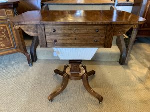 ZZ4548  Regency Rosewood Games and Sewing Table