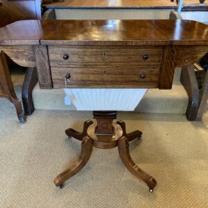 ZZ4548 Regency Rosewood Games and Sewing Table