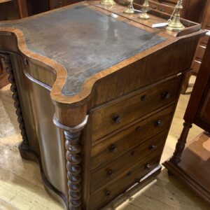 ZZ5128 Early Victorian Sliding Top Davenport