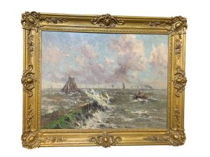 ZZ5204  Gilt Framed Oil Painting