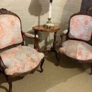 ZZ5237 French Walnut Armchairs