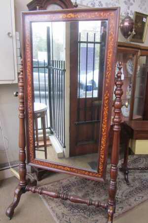 ZZ5360 Inlaid Cheval Mirror