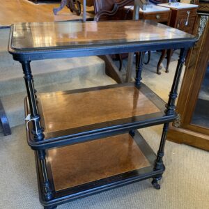 ZZ5497  Ebonised 3 Tier Etagere
