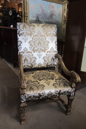 ZZ5625  French Gilded Fauteuil